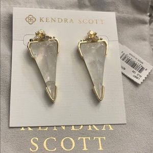 🔥😍⬇️Kendra Scott Libby in Crystal Ivory Illusion
